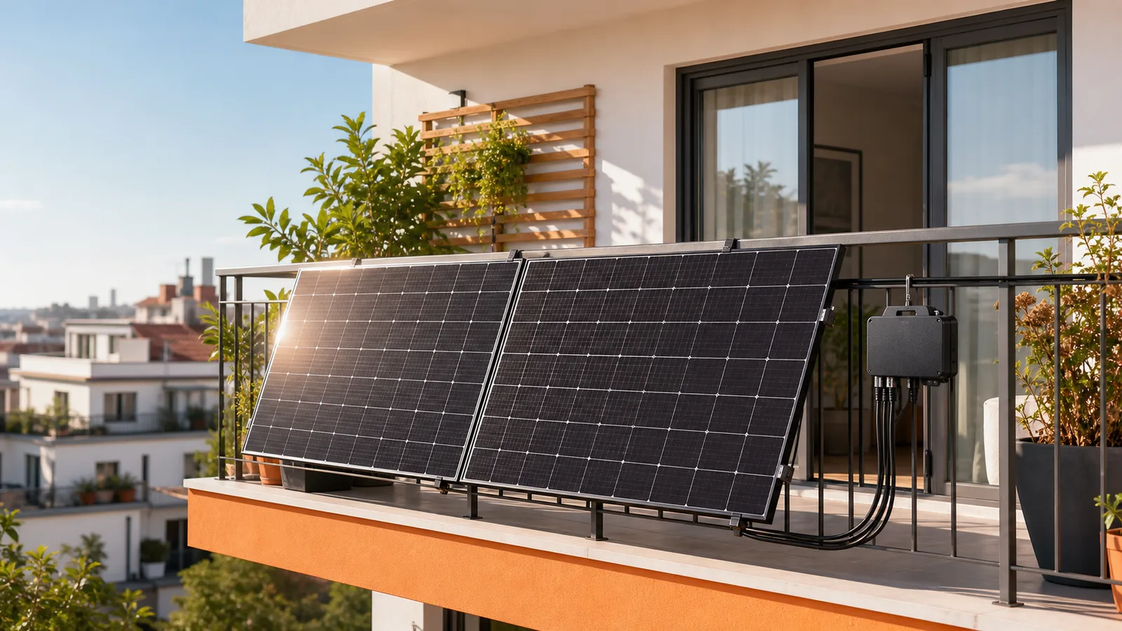 Balcony solar kit