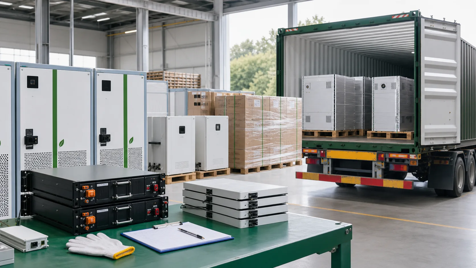 Factory loading, QC, and document proof