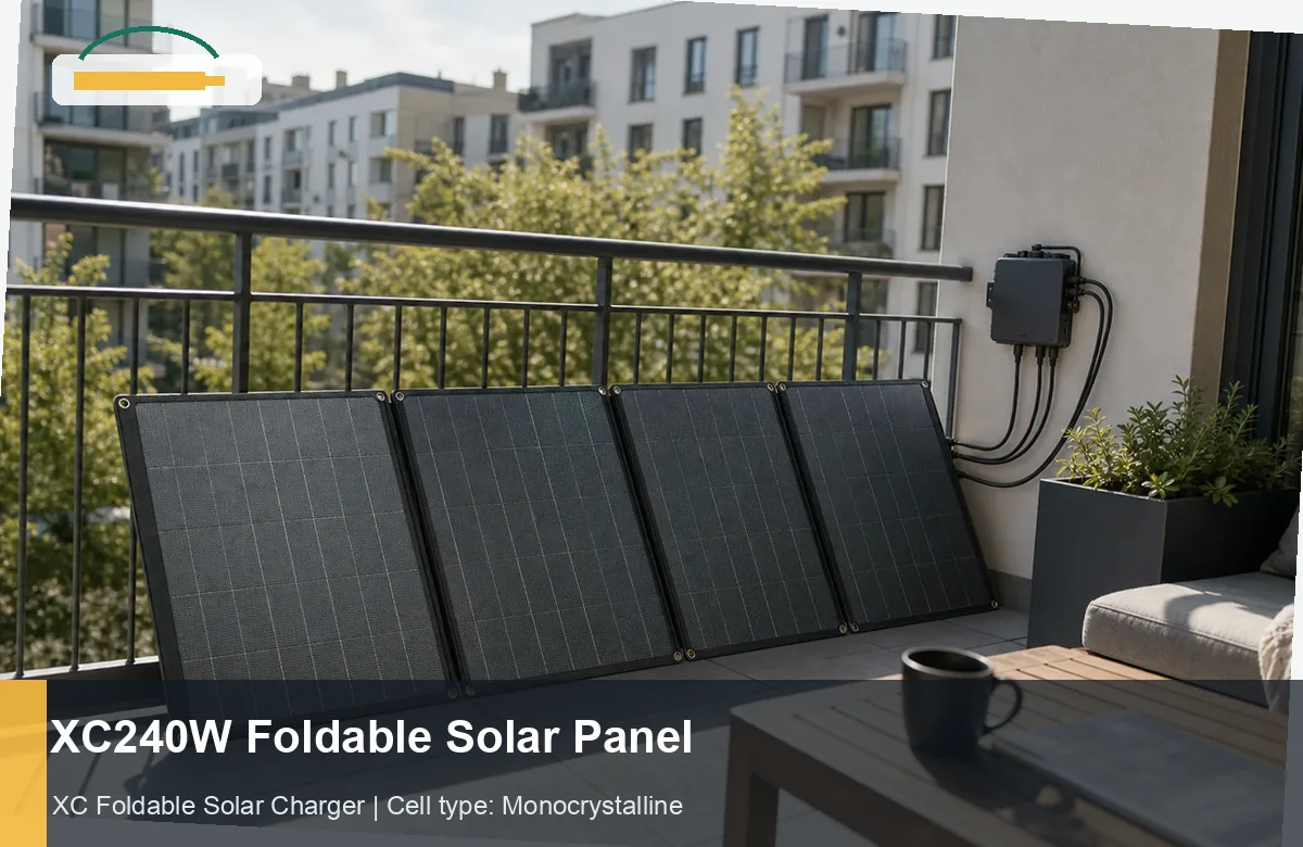 XC240W Foldable Solar Panel